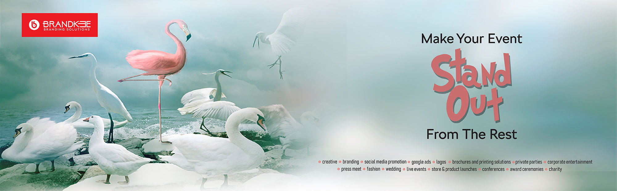 Brandkee, Thrissur Advertising Company, Creative Design, Branding, Social Media Promotion, Google Ads, brochure, printing, corporate entertainments, press meet, wedding, logos, live events, fashion shows, conference, award ceremonies, charity